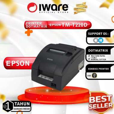 PRINTER KASIR EPSON TMU 220D DOT MATIX PRINTER POS TM-U220D