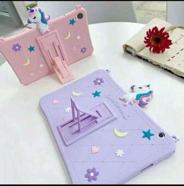 Silikon Motif Samsung TAB A8 2019/T295 01 ungu