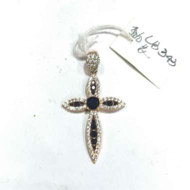 Liontin Salib Rose Gold Italy 750