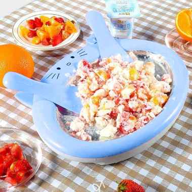 Ice Cream maker & Yogurt Maker Pembuat es krim roll ENHOR QLJ10 - Blue