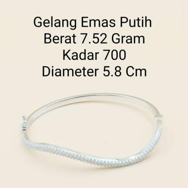 Gelang Emas Putih Harga Juli 2021 