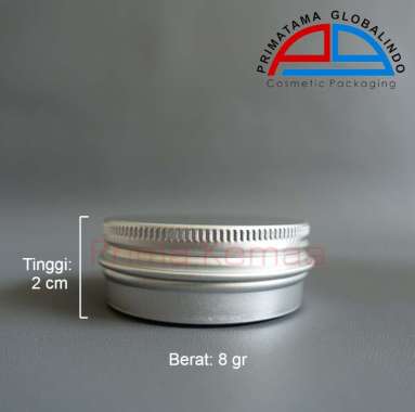 Pot Pomade - pot jar Prima Kemas - Pot Jar Aluminium 30 gr