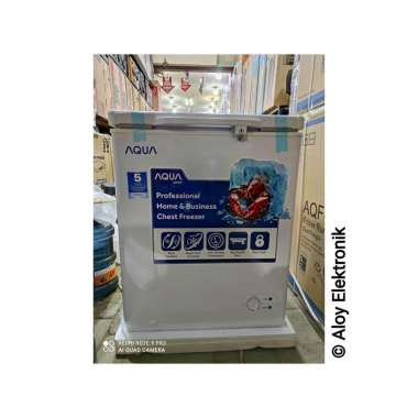 Chest Freezer box AQUA AQF100 - 100 liter Putih