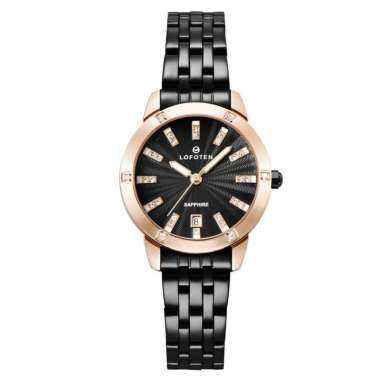 LOFOTEN Watch - Jam Tangan Wanita - Sapphire - F-2302L BLACK ROSE