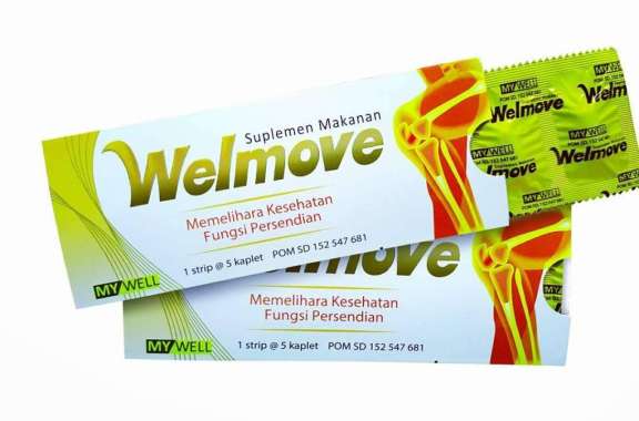 Welmove Suplemen untuk Sendi. WELMOVE ORIGINAL 5 KAPSUL
