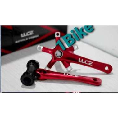 Crank Arm Luce HollowTech II BCD 130 Merah