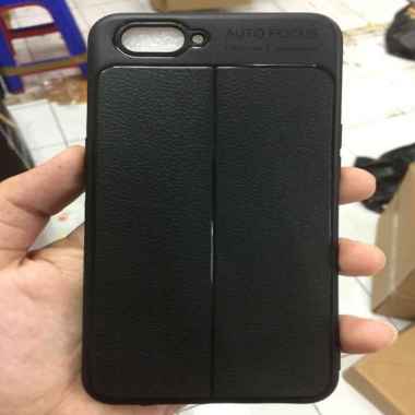 OEM Armor Texture TPU Casing for Oppo A3s - - 01 HITAM