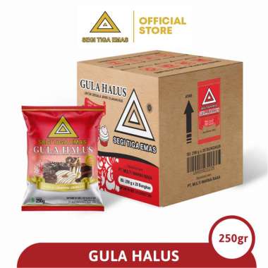 Segitiga Emas Gula Halus [250gr/20pcs]