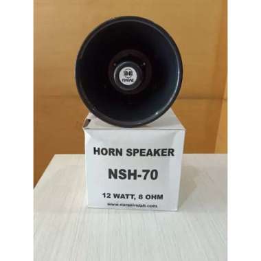 Pengeras Suara Narae 12 Watt Corong Toa Kecil Horn Speaker Kecil Bulat SIDOARJO HITAM
