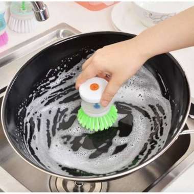 Sikat Panci Wajan Dapur/ Alat Sikat Perabotan Dapur Cuci Piring Multicolor