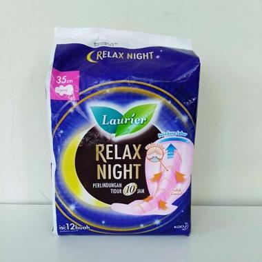 Laurier Relax Night 35cm 12s Biru