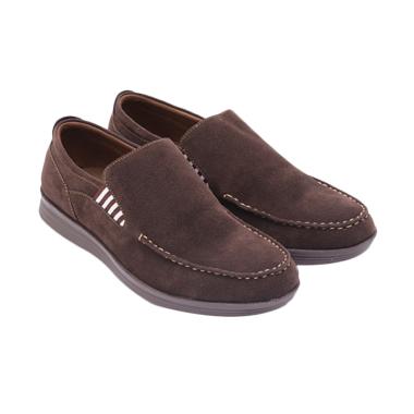 Dr.Kevin 13232 Suede Sepatu Kasual Pria - Brown
