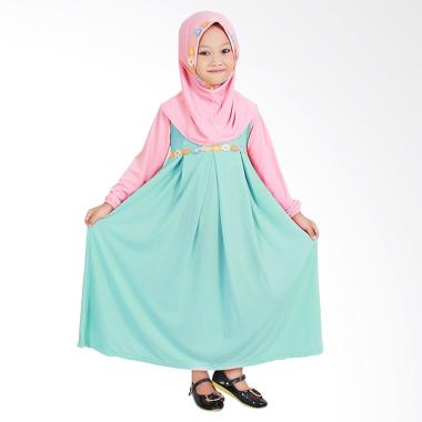 BajuYuliGamis Anak Perempuan - Mint Peach