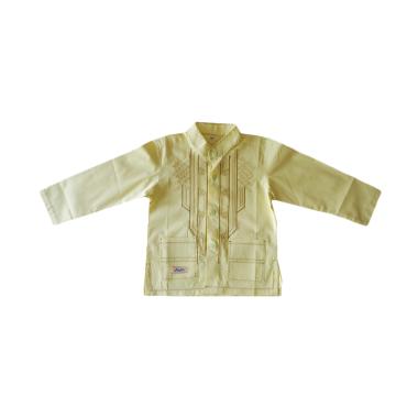 Rafifa Panjang Model D Baju Koko Anak - Kuning