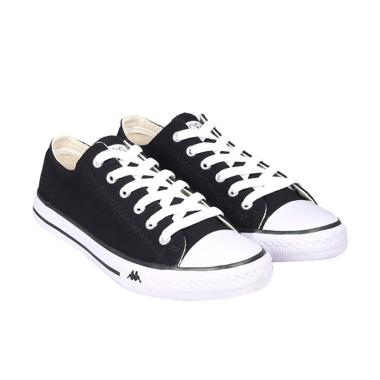 Kappa K11BFC918 Simple Low Sepatu Pria - Black White