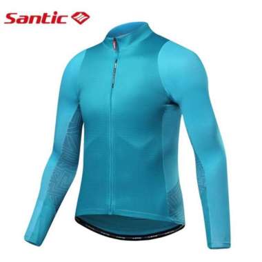 SANTIC WM8C01100 Jersey Sepeda Import RoadBike MTB Long Sleeve XXXL Biru