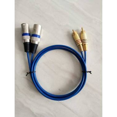 Kabel kitani 2 XLR Male Stereo to 2 RCA 3M