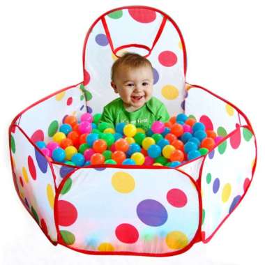 OEM SK-M7 Mainan Kolam Mandi Bola 1.2m Tenda Keranjang Mandi Bola Anak + Ring Basket Hadiah Ulang Ta