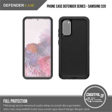 Defender Hardcase for Samsung Galaxy S20 Hard Case Shockproof Casing Hitam