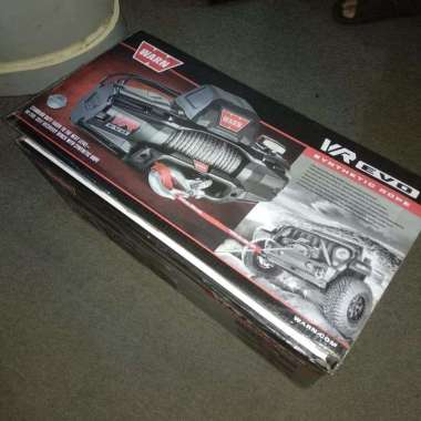 Winch VR EVO 12 Plasma Gen 3 WARN Hitam
