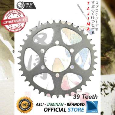 Gigi Tarik 520-39T KAWASAKI Ninja RR - Mercy Gir Belakang - Rear Sprocket Gear TAJIMA