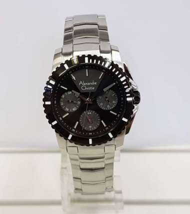 Alexandre Christie AC6455BF Passion Jam Tangan Wanita Stainless Steel Silver Black