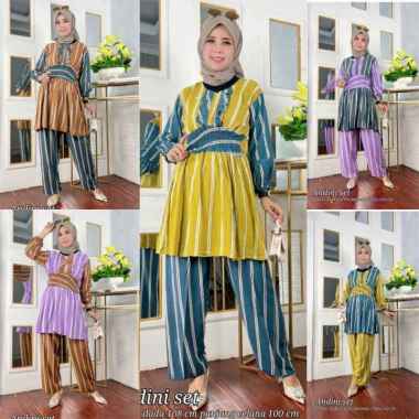 DIJA ANDINI DAILY SET PIYAMA MUSLIM SETELAN CELANA PANJANG Multicolored XL