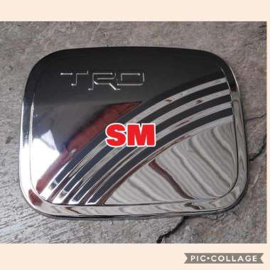 OEM Tank Cover Variasi Tutup Bensin for New Vios Gen 2 2007-2012 - TRD Chrome