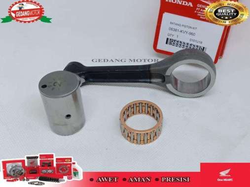 Honda Genuine Part Batang Piston Stang Seher Beat Karbu Old 06381-Kvy-960 Original Honda Black
