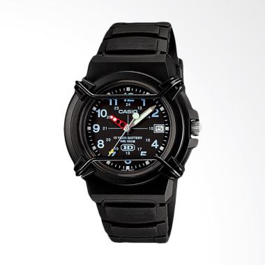 CASIO HDA-600B-1BVDF Resin Band Jam Tangan Wanita - Black