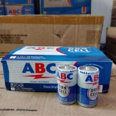 Baterai ABC R20 Batre Baterai ABC Biru Besar R20 SIZE D isi 2 pcs