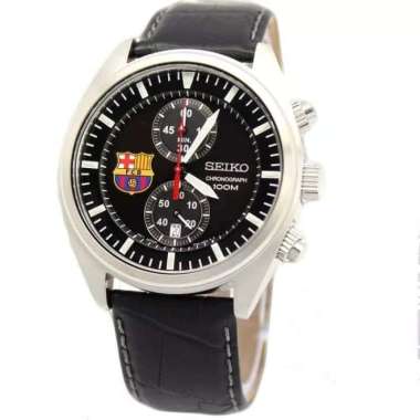 Jam Tangan Seiko Barcelona Pria SNN269 SNN269P1 Original Bergaransi Resmi 1 Tahun Hitam