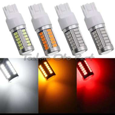 Lampu Led Tancap Sein/Mundur T20 7440 5630 W21W 33smd Warna putih