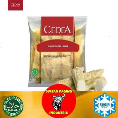 CEDEA FISH ROLL IKAN 250 GRAM/ OTAK OTAK IKAN/ FISH ROLL/ CEDEA/ CEDEA FISH ROLL IKAN/ FISH ROLL