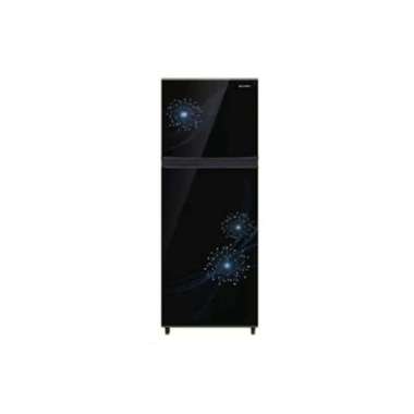 Sharp SJ237MG Kulkas 2 Pintu 187Liter warna hitam