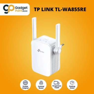 TP-LINK TL-WA855RE WiFi Range Extender / Repeater TL WA855RE PUTIH
