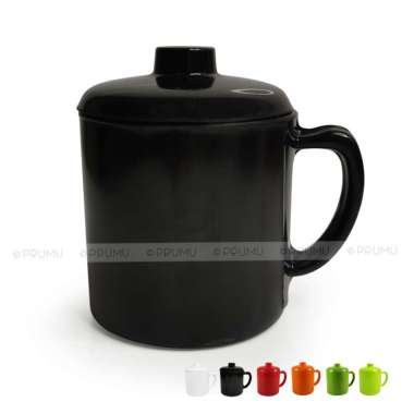 Gelas Mug Kecil - Mug Melamin - Mug Melamine - Gelas Melamin - Gelas Melamine - 708 Hitam