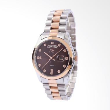 Teiwe Moment Watch Collection Stainless Steel Jam Tangan Pria  - Putih Gold TC-CG2004 Silver-Rose Go