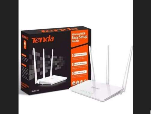 TENDA router F3 putih