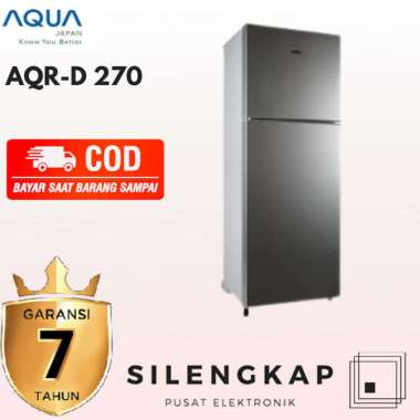 Kulkas 2 Pintu Aqua D 270 DS Garansi Resmi