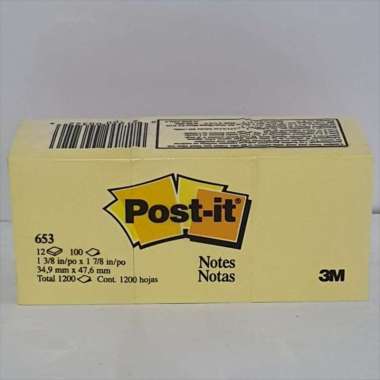 Post It Notes 653 3M Original Sticky note