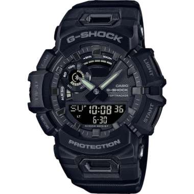Casio G-SHOCK GBA-900 - Jam Tangan Pria G-SQUAD Bluetooth GBA900 Hitam