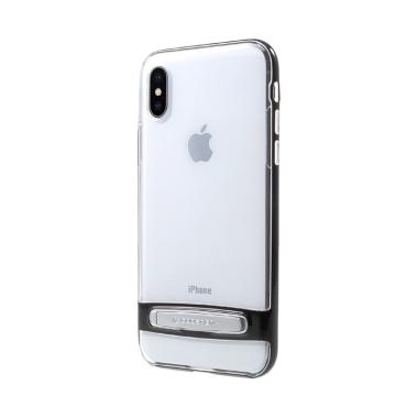 Mercury Dream Stand Bumper Casing for Apple iPhone X 5.8 Inch - Hitam