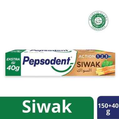 Promo Harga Pepsodent Pasta Gigi Action 123 Siwak 190 gr - Blibli