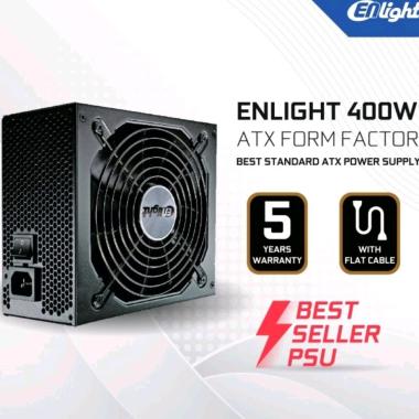 PSU POWERSUPPLY ENLIGHT 400WATT 80+ BRONZE hitam