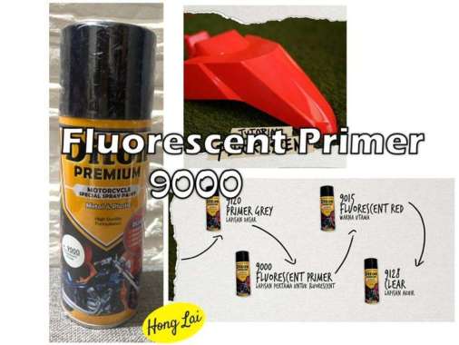 9000 Fluorescent Primer Diton Premium cat semprot 400cc