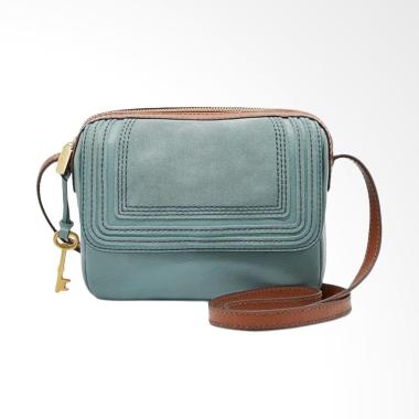 Fossil ZB 7334494 Aria Small Crossb ... g - Steel Blue Tas Wanita