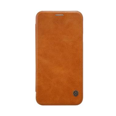 Nillkin Qin Leather Flip Cover Casi ... or Galaxy J7 2017 - Brown