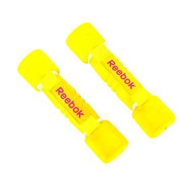Reebok Softgrip Hand Weight Peralatan Fitnes - Yellow [1 kg/ 2 pcs]