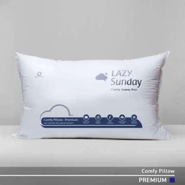 Bantal Tidur - Comfy Premium - LAZY Sunday White